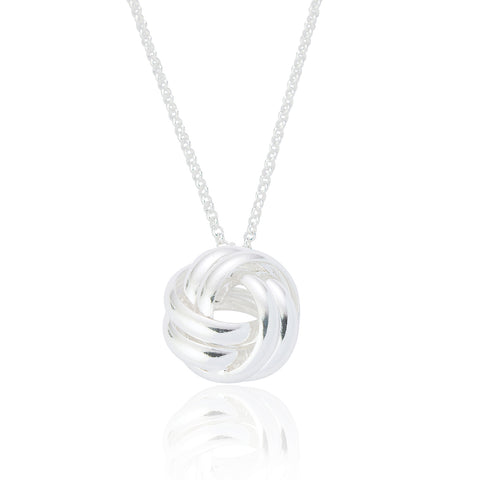 SPK Karla Love Knot Pendant - Silver