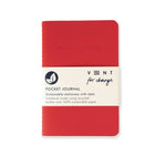 VFC Leather Pocket Journal - Red