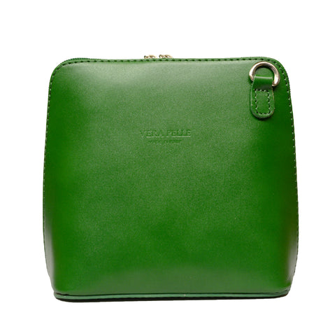 Vera Pelle Crossbody Bag-Green