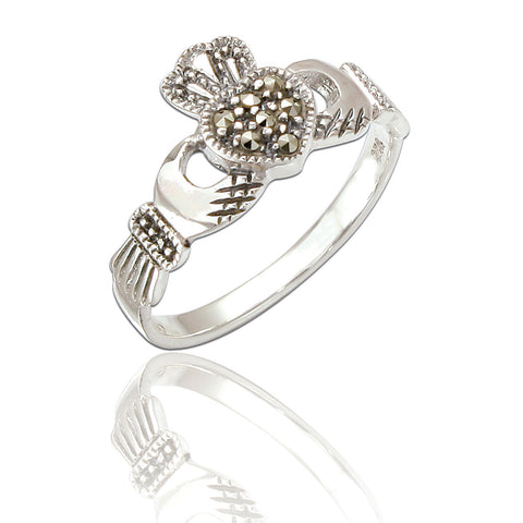 SPK Nuala Claddagh Ring - Silver