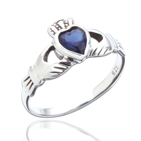 SPK Ciara Claddagh Ring - Sapphire