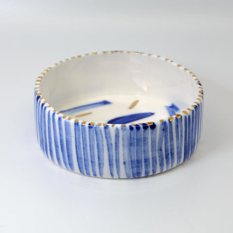 Rebecca Killen Trinket Dish Blue - Cobalt Rectangles