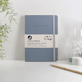 VFC A5 Leather Notebook - Dusty Blue