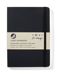 VFC A5 Leather Notebook - Charcoal