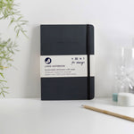 VFC A5 Leather Notebook - Charcoal