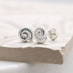 PM Ammonite Stud Earrings