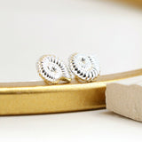 PM Ammonite Stud Earrings