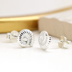 PM Ammonite Stud Earrings