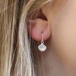 PM Clam Shell Drop Earrings