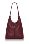 Italian Leather Bag Medium- Burgundy