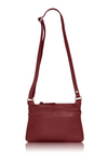 Italian Leather Handbag-Dark Red