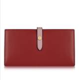 Italian Leather Purse-Red Rose