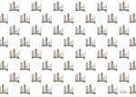 Holme Single Sheet Gift Wrap - McKee Clock White