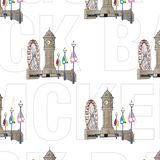 Holme Single Sheet Gift Wrap - McKee Clock White