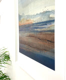 JF Waters Edge Mounted Art Print