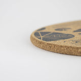 Liga Cork Placemats & Coasters-Wild Swimmers Grey