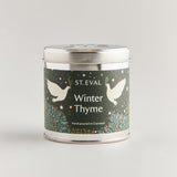 St Eval Scented Tin Candle - Winter Thyme Xmas