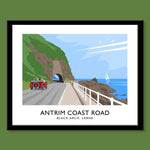 James Kelly Print-Antrim Coast Road Black Arch