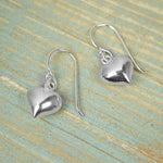 PM Sterling Silver Balloon Heart Drop Earrings