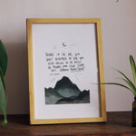 RHA A4 Print - Goddamn Mountains