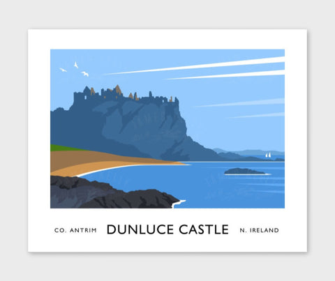 James Kelly Print-Dunluce Castle