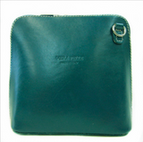Vera Pelle Crossbody Bag-Dark Teal