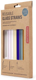 KK Coloured Reusable Glass Straws