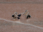 PM Sterling Silver Butterfly stud Earrings