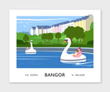 James Kelly Print-Pickie Fun Park, Bangor