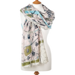 One Hundred Stars Map Scarf-Paris