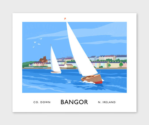 James Kelly Print-Bangor Seafront