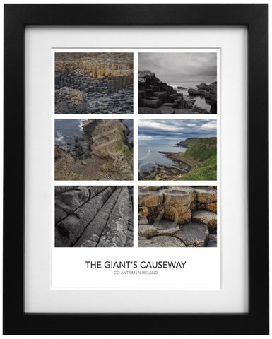 PRM Framed Photo Print-Giant's Causeway Montage