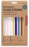 KK Coloured Reusable Glass Straws