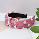 PM Pink and White Dotty Headband