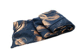 PM Navy Chevron with Rose Gold Print Scarf
