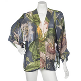 One Hundred Stars & Kew RBG Magnolia Kimono-Grey