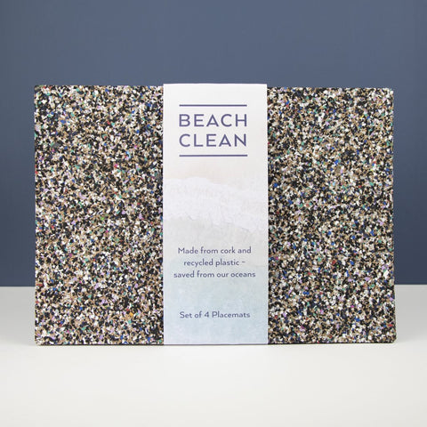 Liga Cork Placemats/Coasters-Beach Clean
