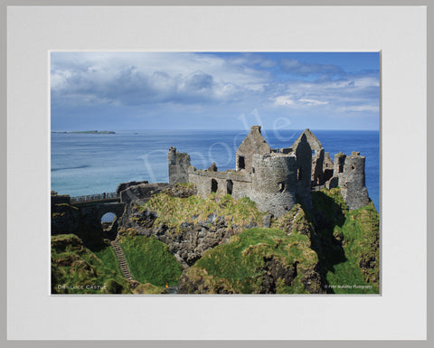 PRM Mounted Photo Print-Dunluce Castle, NI
