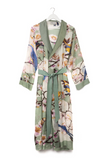 One Hundred Stars Gown-Blossom & Birds Aqua