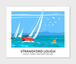 James Kelly Print-Yachts On Strangford Lough