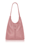 Italian Leather Bag Medium- Dusty Pink