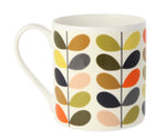 MCL Orla Kiely Mug-New Multi Coloured Ten Stem