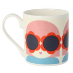 MCL Orla Kiely Mug-Lola Red/Blue Mug