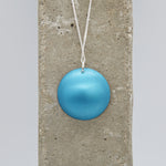 Lisa Marsella Concave Dome Pendant - Brushed Blue