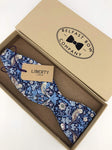 Belfast Bow Co Handmade Liberty Of London Bow Tie-Blue
