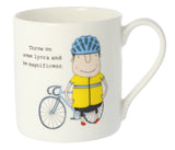 MCL Rosie Made A Thing Mug-Lycra Be Magnificent Bicycle Boy