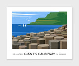 James Kelly Print-Giant's Causeway