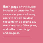 CBK One Line A Day 5YR Memory Journal-Floral