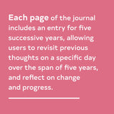 CBK One Line A Day 5YR Memory Journal-Floral