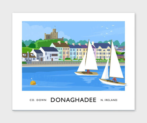 James Kelly Print-Donaghadee Seafront